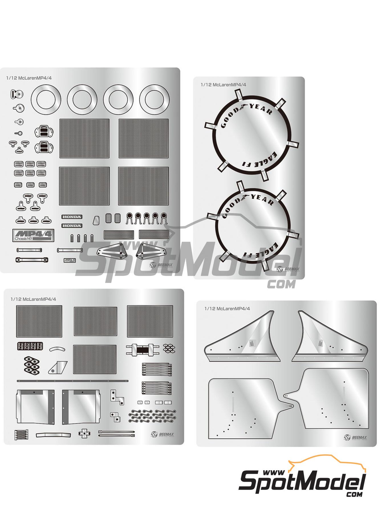 Beemax Model Kits EX12002: Detail up set 1/12 scale